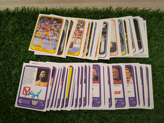 Merlin - WWF World Wrestling Federation Complete Set Merlin Card Whit Seven Undertaker Rookie Card - 1 Complete Set