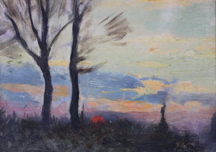 Émile Louis Thivier (1858-1922) - Sunset