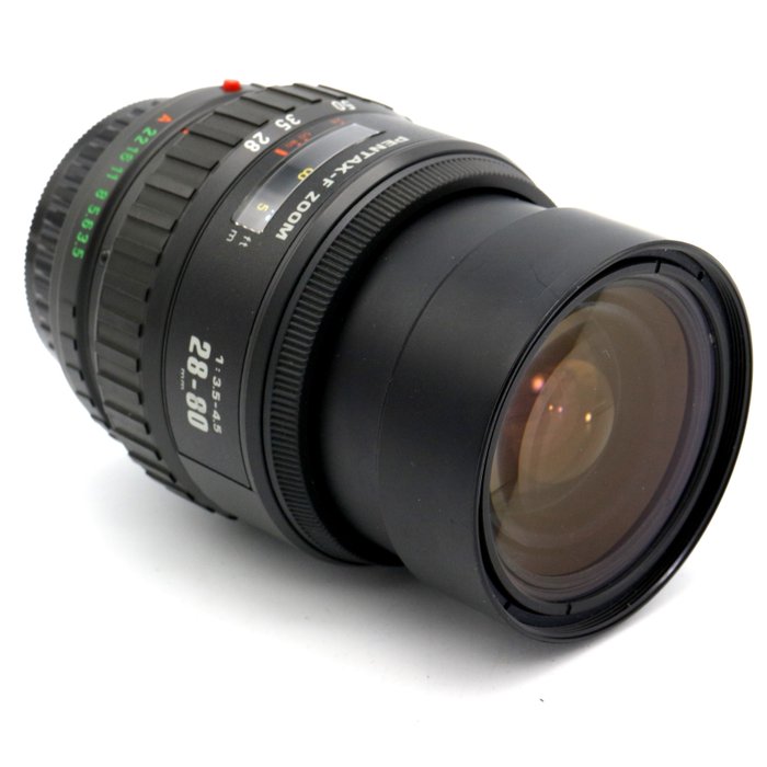 Pentax F ZOOM 28-80mm f/3.5-4.5 Macro zoomlens Obiektyw zmiennoogniskowy