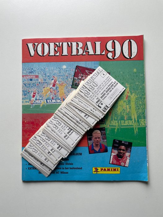 Panini - Voetbal 90  - Incomplete Album - de Boer, Witschge, v t Schip, Wimters, Blind, Menzo, de Wolf, Romario,Lerby, Vannenburg, de Goeij + Loose stickers