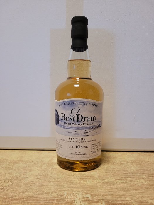 Bunnahabhain 2013 10 years old - Staoisha - First Fill Bourbon Barrel no. 1148 - Best Dram  - b. 2023  - 700 ml
