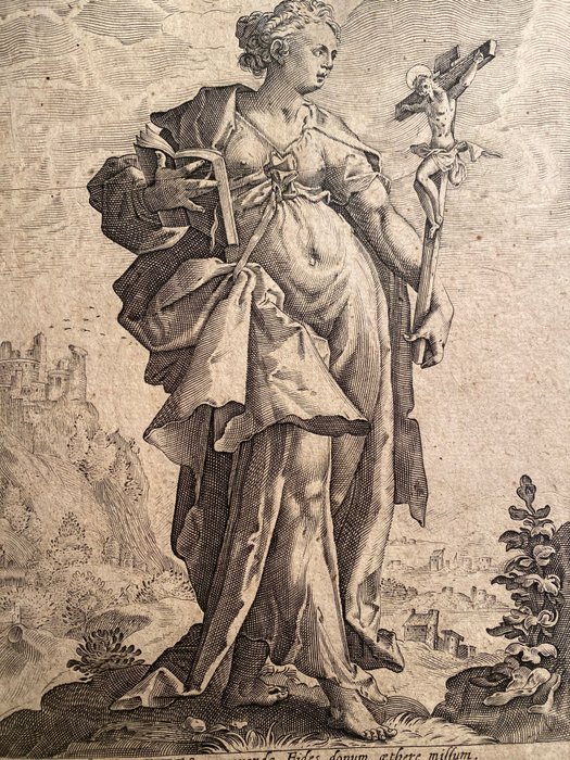 Hendrick Goltzius (1558-1617)- Thomassin Philippe (1562-1622) - Sancta Fides