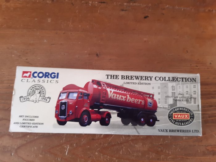 Corgi Toys  - Pojazd zabawkowy Atkinson Articulated Tanker Vaux Beers Boxed 1/50 - 1990-2000