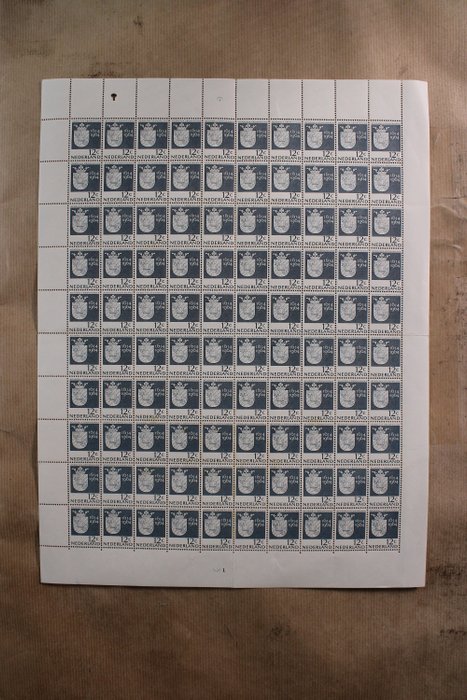 Niederlande 1964 - 350 Jahre Universität Groningen in 2 kompletten Bögen zu je 100 Briefmarken – Kostenloser Versand - NVPH 816 en 817