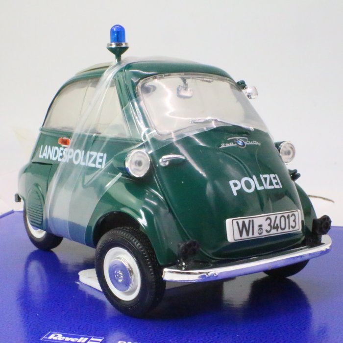 Revell 1:18 - 1 - Kleines Stadtautomodell - BMW Isetta 250 - Sondermodell Polizei