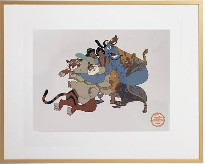 Disney - Fine art serigraph cel - Aladdin