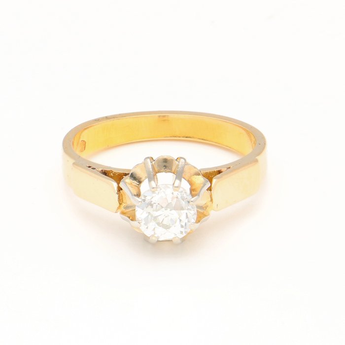 Ring Yellow gold Diamond  (Natural) 