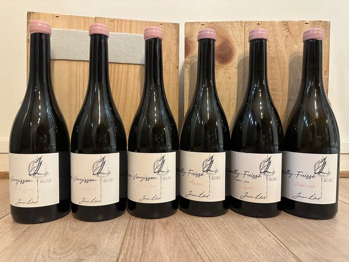 2019 Jessica Litaud x 3 Macon Vergisson "Sur la Roche", 2020 Pouilly-Fuissé "Andréa" - Bourgogne 2021 "Patchwork" & 1° Cru "Sur la Roche" - 6 Flasker (0,75 L)