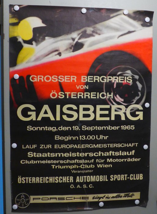 Αφίσα, πλακάτ - Porsche - 1965