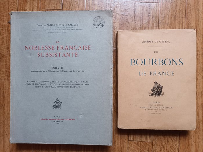 Woelmont de Brumagne et Amédée de Césena - ‎La Noblesse française subsistante et Les Bourbons de France - 1931