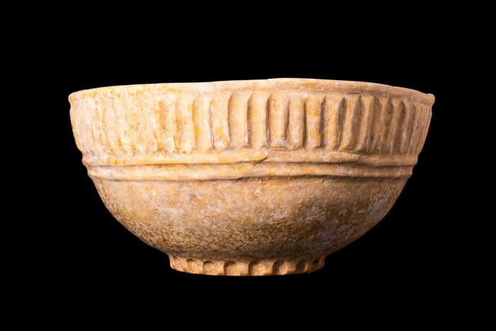 Sumerian Stone Decorated Bowl - Rare type  (No Reserve Price)