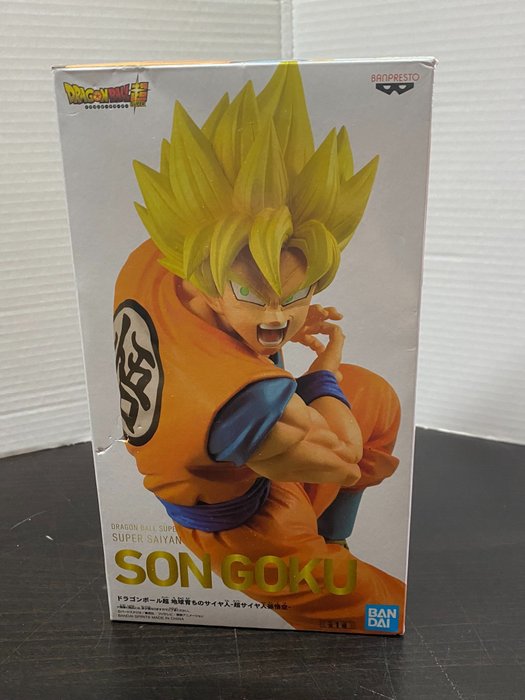 Dragon Ball - Figure of Super Saiyan Son Goku, made by Banpresto - IN BOX, NEW! Rare, imported from Japan