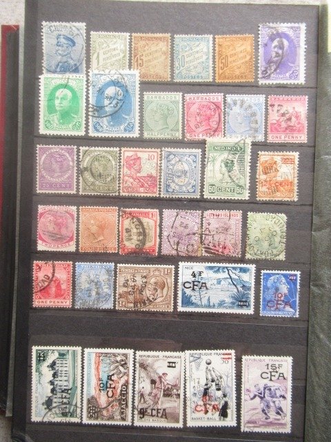 World  - Including English colonies, stamp collection