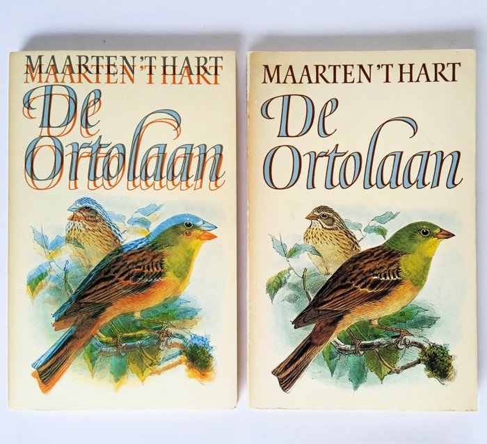 Boekenweek; Maarten 't Hart - De ortolaan [misdruk] + 1 - 1984