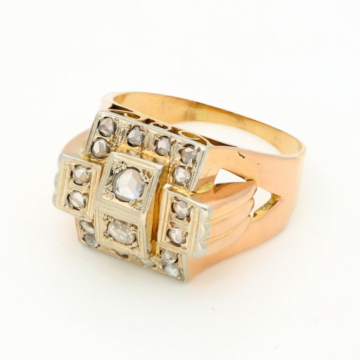 Ring - Yellow gold Diamond 