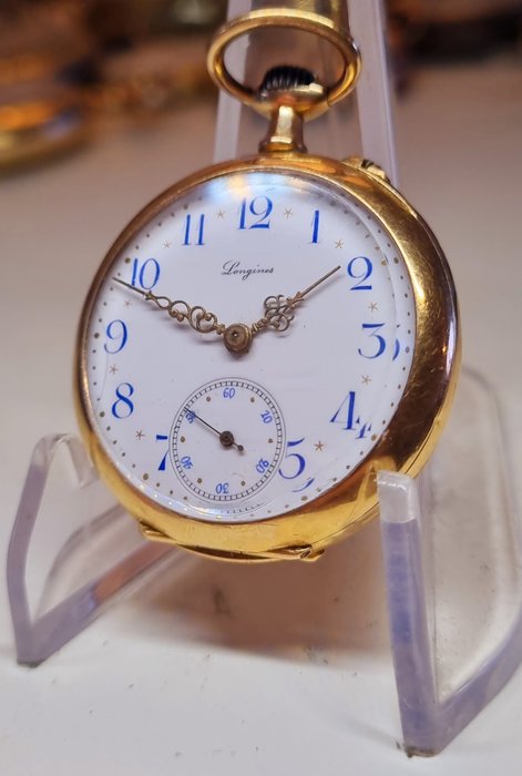 Longines - 18k gold pocket watch No Reserve Price - 937682 - 1901-1949