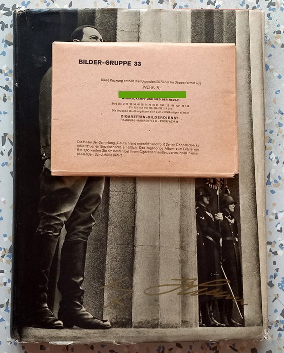 Deutschland - 25 Sammelbilder Geschichte/Politik/Militär/WW2-Album Bilder aus dem Leben des Führers - Postkarte - 1933-1934