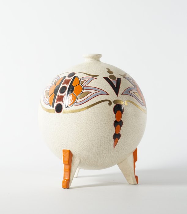 Orchies, France - Art Deco, 1930s J. Martinache (attr.) - Vas  - Ceramică