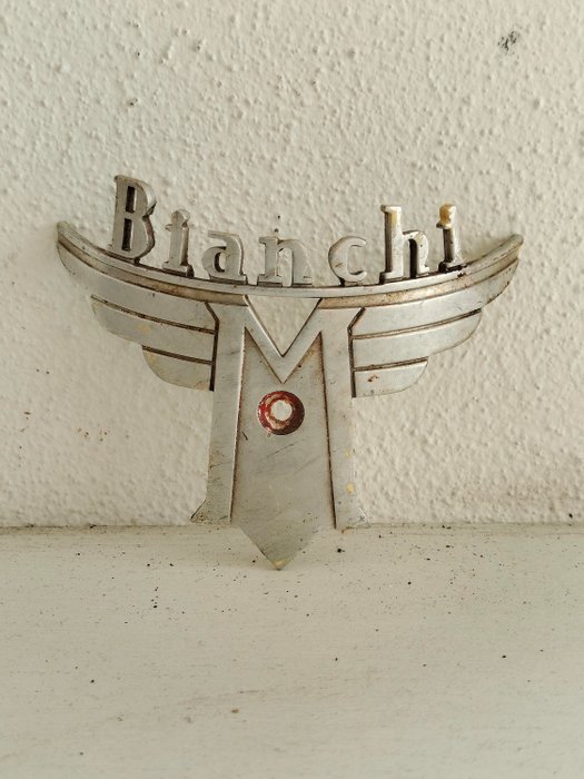 Insignia Emblema Moto Bianchi - Motobecanee - Bianchi Motobecane - Siglo XXI