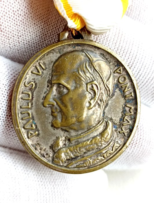 Vatikanen - Benemerenti-medalj - Pope Paulus VI - Pont.  Max. - In The Name Of God