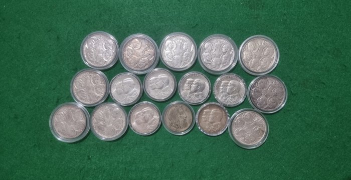 Griechenland. A lot of 17x Greek Silver coins  (Ohne Mindestpreis)
