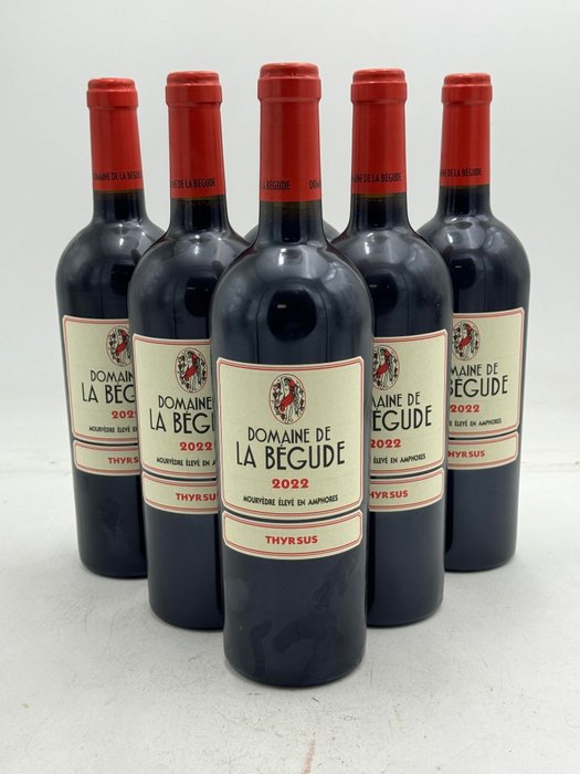 2022 Domaine de La Bégude, Bandol Rouge Amphores "Thyrsus" - 普羅旺斯 - 6 瓶 (0.75L)