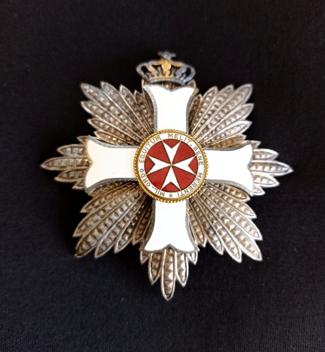 Italia - Medalla - Brest Star of Grand Cross of Sovereign Military Order Of Malta