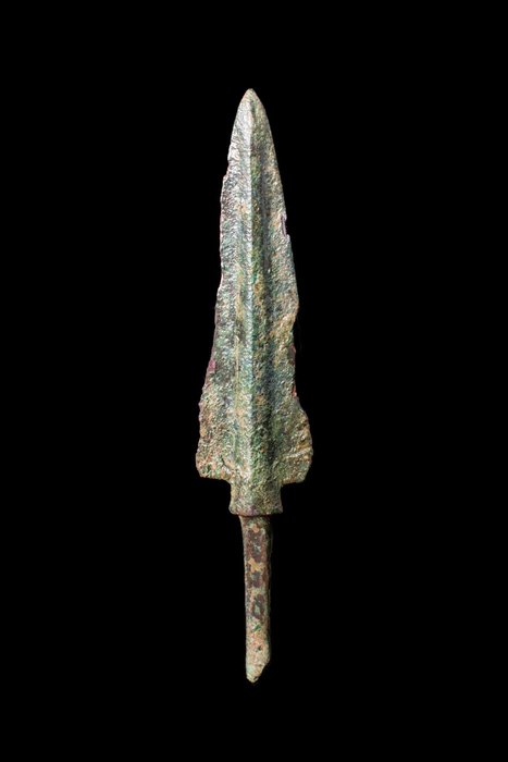 Luristan Punta di lancia di bronzo: arma di un antico guerriero!
