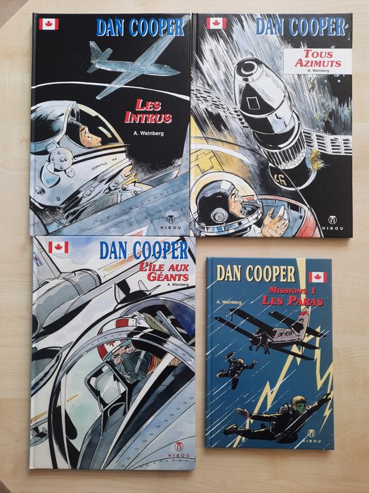 Dan Cooper (Collection Hibou) - 4x C - 4 Albumok - Első kiadás - 2006/2010