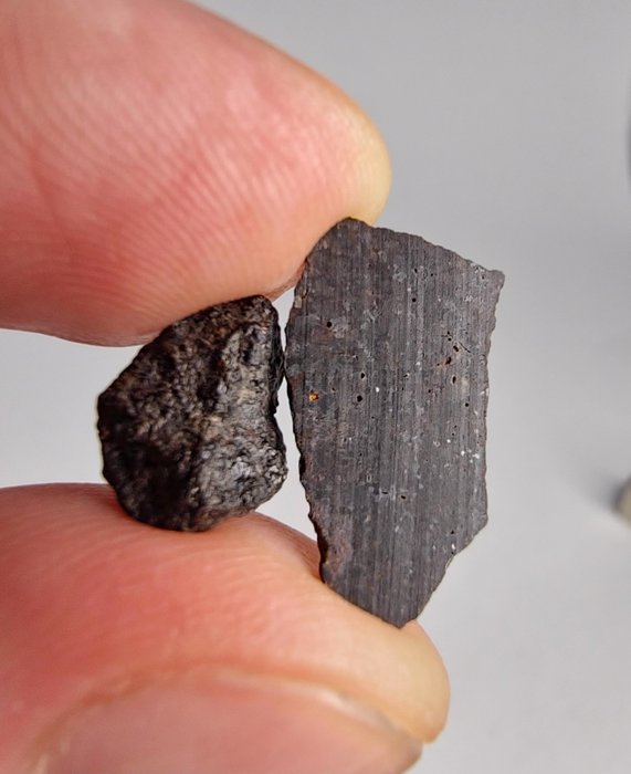 Meteoritt Plutonic Angrite, Rafsa 007. Svært sjelden, ingen reservepris - 1.15 g