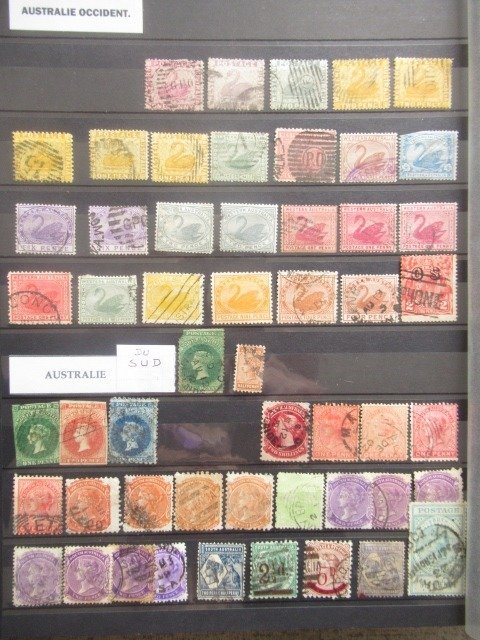 世界  - 包括英國殖民地和加拿大，郵票收藏