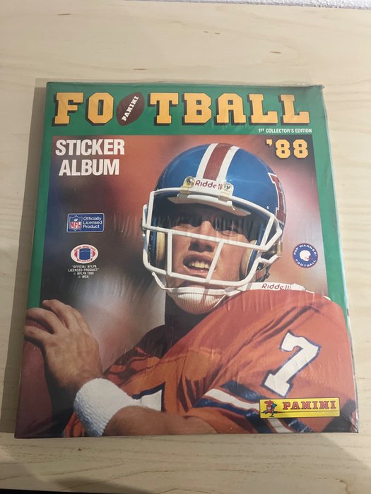 帕尼尼 - Football 88 - NFLPA 1988 - Factory seal (Empty album + complete loose sticker set)