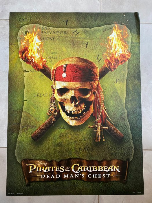 Disney - Official Movie Poster  Pirates of the Caribbean: Dead Man's Chest - 2000-talet