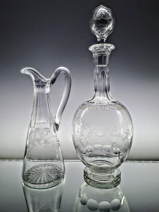Baccarat - Garrafa de vidro (2) - Cristal