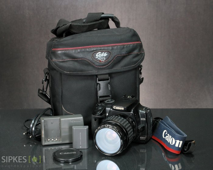 Canon 400D + Canon EF 35-105mm F4.5-5.6 + Hama fototas Digitale Spiegelreflexkamera (DSLR)