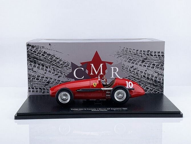 CMR Classic Model Replicars 1:18 - Modellino di auto da corsa -Ferrari 500 F2 Formula 1 Winner GP Argentina 1953 - Alberto Ascari