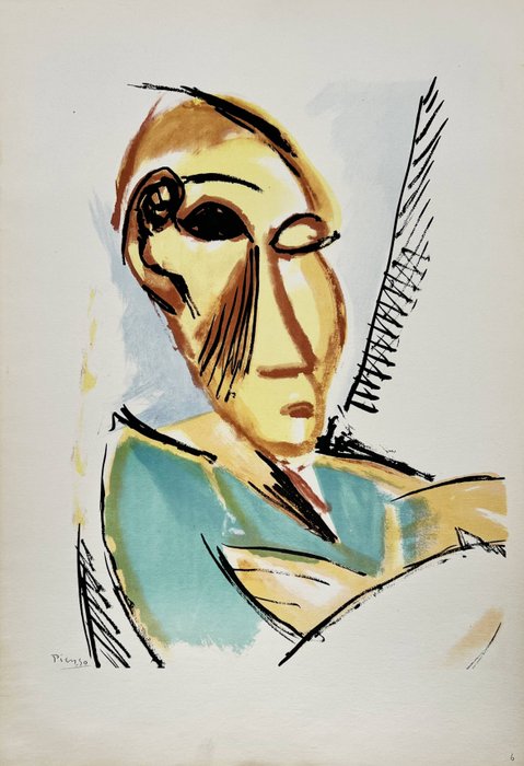 Pablo Picasso (1881-1973) - Study for Demoiselles d'Avignon (1907)