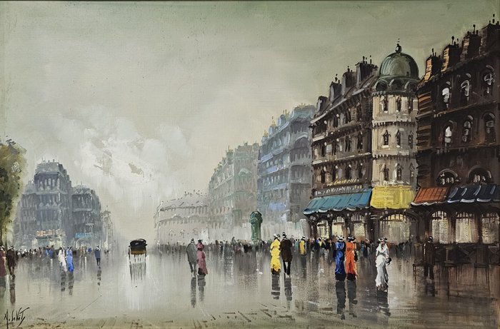 Antonio De Vity (1901-1993) - Parigi dopo la pioggia