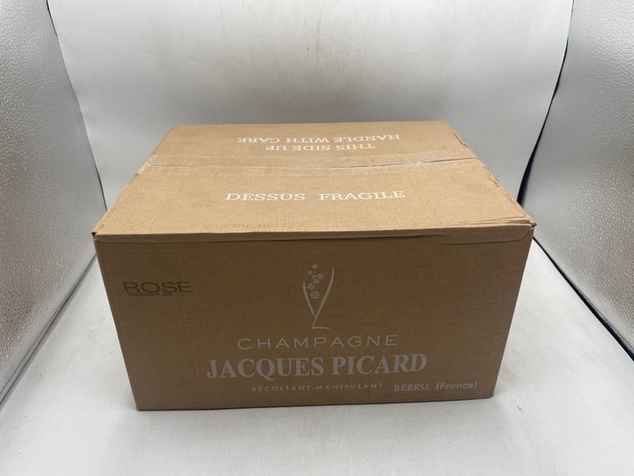Jacques Picard, Rosé - Champagne Brut - 6 Flaskor (0,75L)