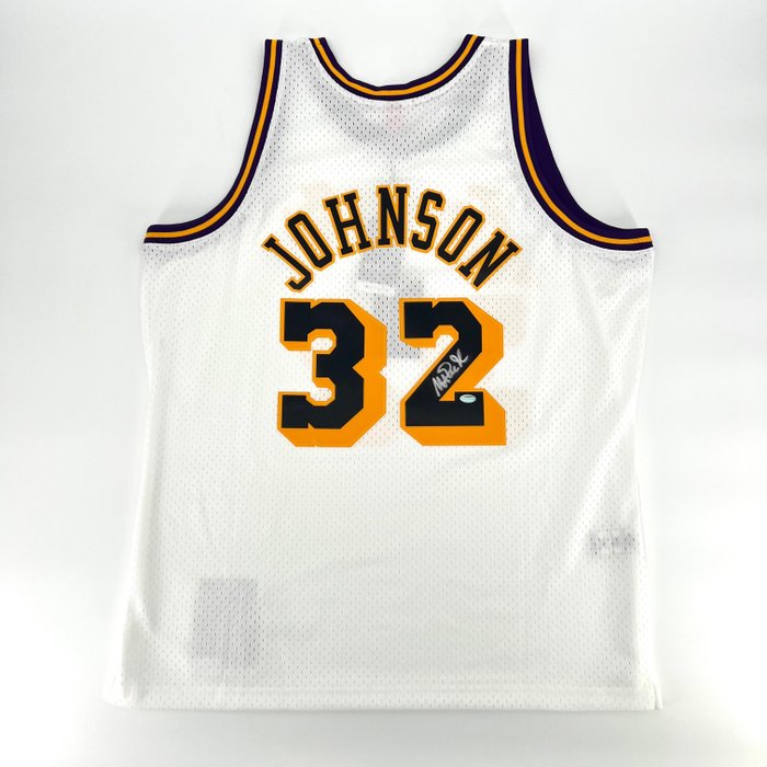 洛杉矶湖人队 - NBA 篮球 - Magic Johnson - 篮球球衣