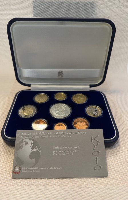 Italy. Proof Set 2007 (incl. 5 euro in argento)  (No Reserve Price)