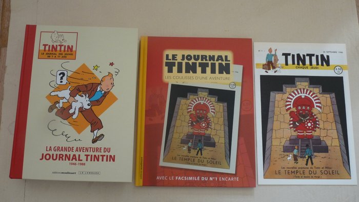 Tintin (magazine) - La Grande Aventure du Journal Tintin 1946 - 1988 + Le Journal Tintin , les coulisses d'une aventure - 3 Album - 2006/2016