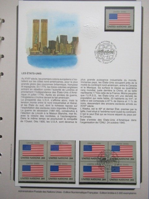 Nazioni Unite  - Collezione di francobolli