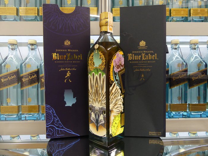 Johnnie Walker - Blue Label Limited Edition Design Davao from Philippines - one of 100 bottles  - 750毫升