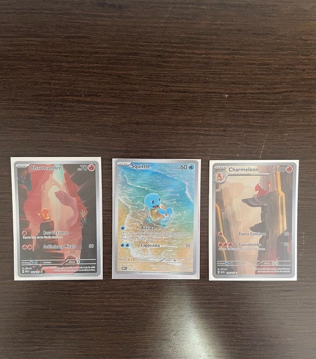 Pokémon - 3 Card - Pk cards