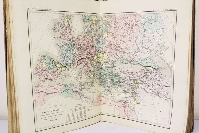 M. L. Dussieux - Atlas Complet de Géographie Ancienne, du Moyen Age et Moderne - 1875