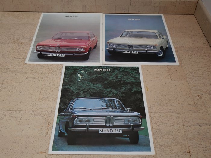 Brochure - BMW - 1600 - 1800 - 2000 - 1960