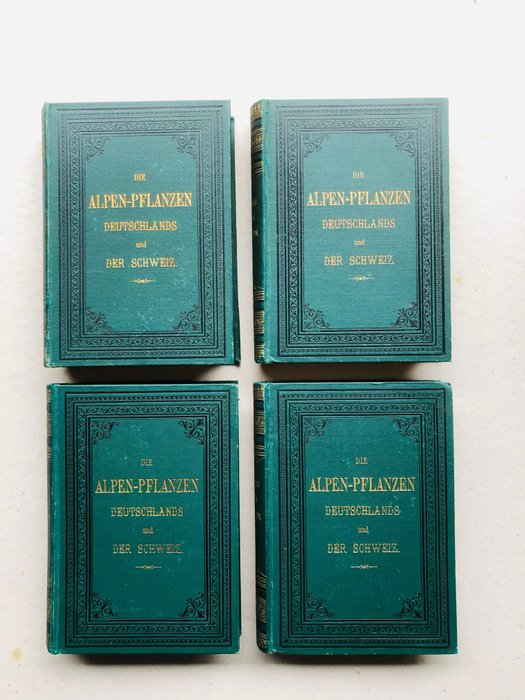 J.C. Weber - Die Alpen-Pflanzen Deutschlands und der Schweiz. - 1880