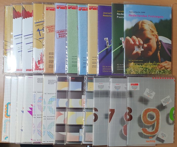 Países Bajos 1978/2000 - Colección de colecciones anuales.