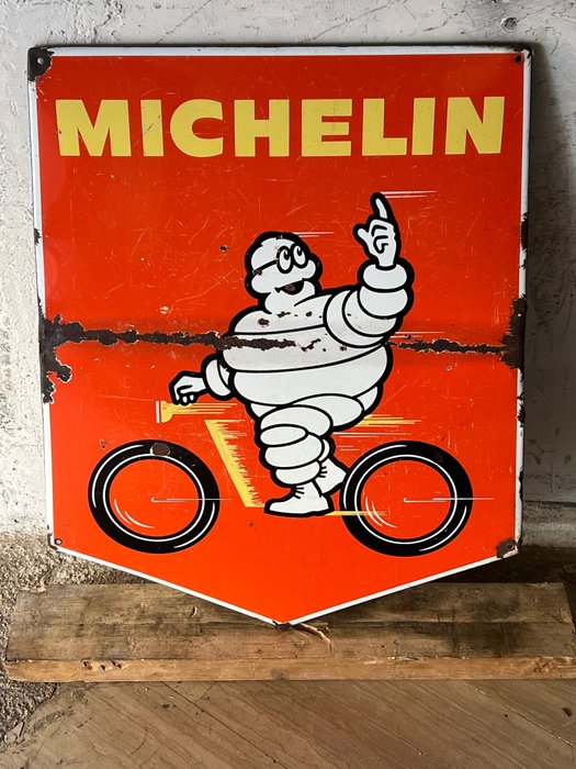 Smalterie Lombarde - Skilt - Michelin - Jern (støpt/smittet)